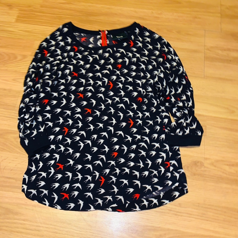 Anthropologie Mauve blouse